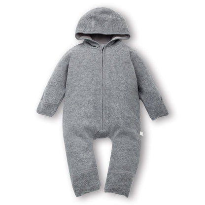 Petinard Label® Baby Wollfleech-Overall Wollwalk aus Australischer Merino Schurwolle mit Reißverschluss für Kleinkind und Baby | RWS & OEKO-TEX 100 zertifiziertes Material | Weich, warm & leicht