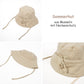 Sonnenhut aus Musselin mit Nackenschutz in Beige/Stein, UV-Schutz UPF 50+, Babys & Kinder Unisex